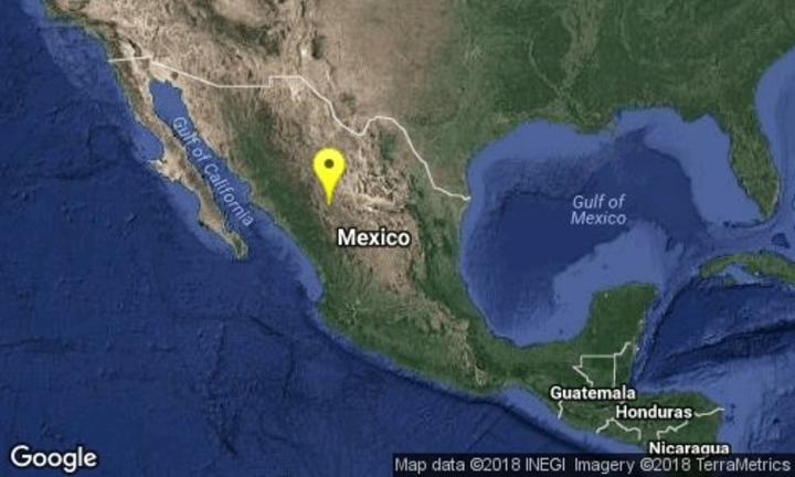 Se registra sismo de 4.7 grados en Santiago Papasquiaro