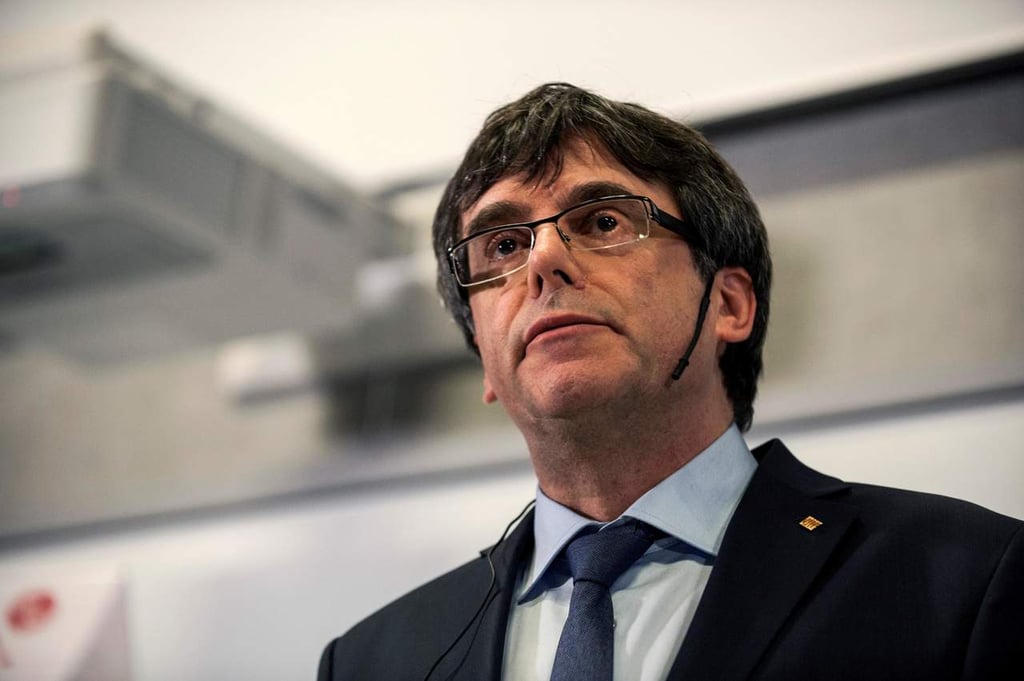 Expresidente catalán Puigdemont niega darse por vencido