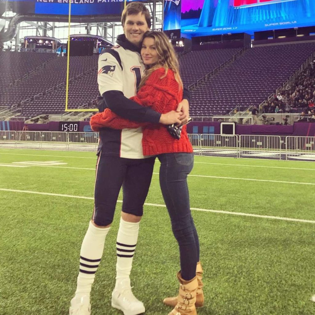 Alienta Bündchen a Tom Brady para el Super Bowl