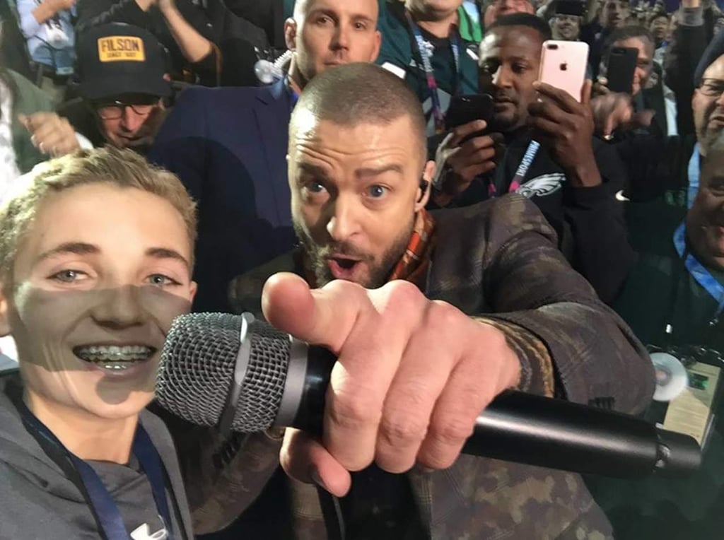 Así es la 'selfie' que le robó el show a Justin