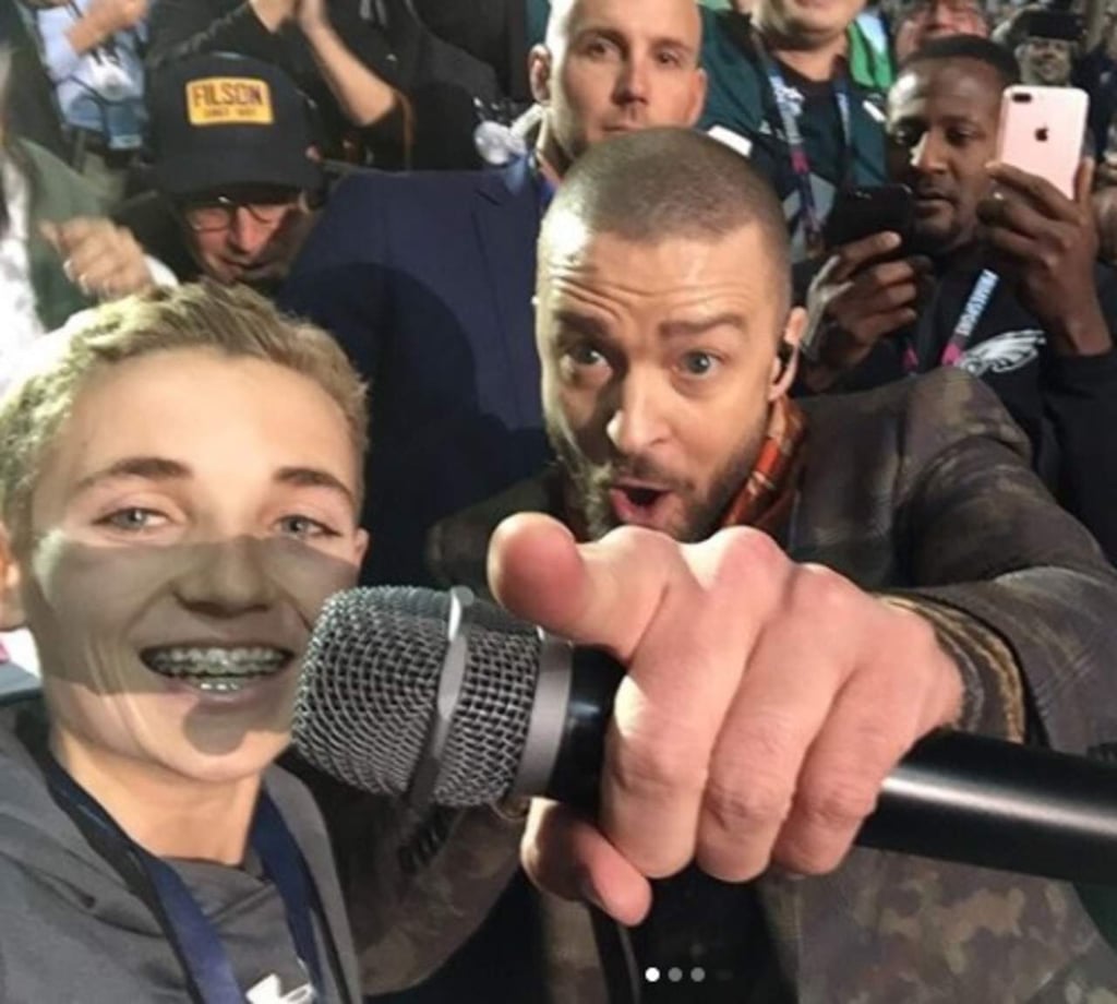 ‘Selfie kid’, el niño que le robó el show a Timberlake
