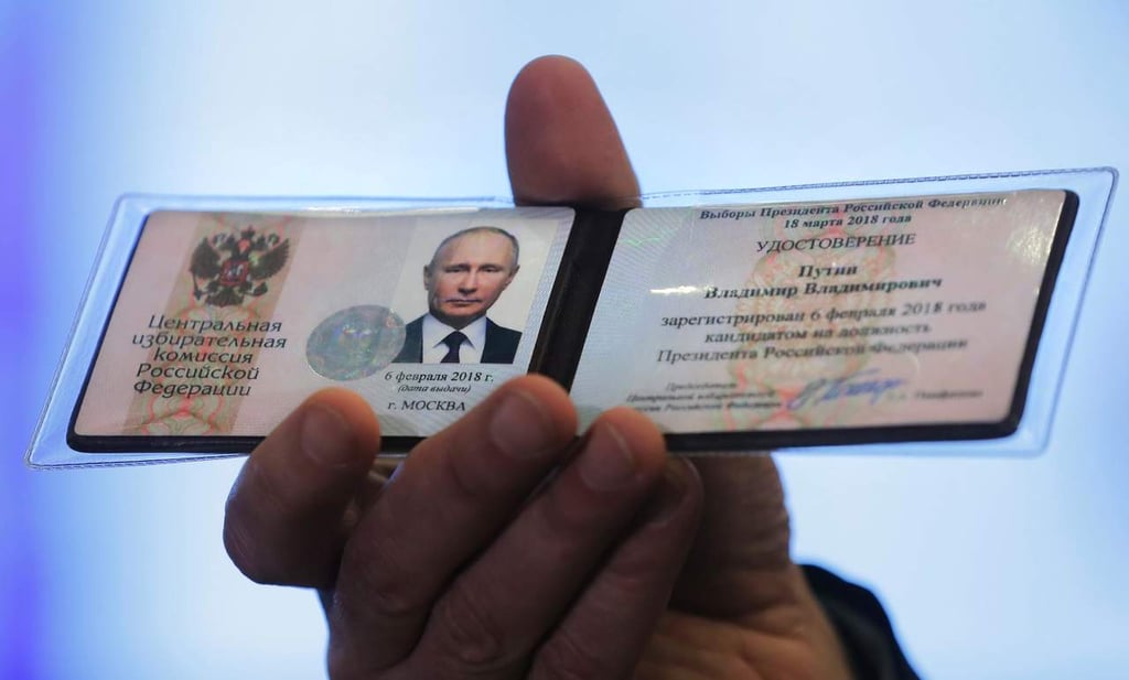 Se registra Putin como candidato independiente para las presidenciales