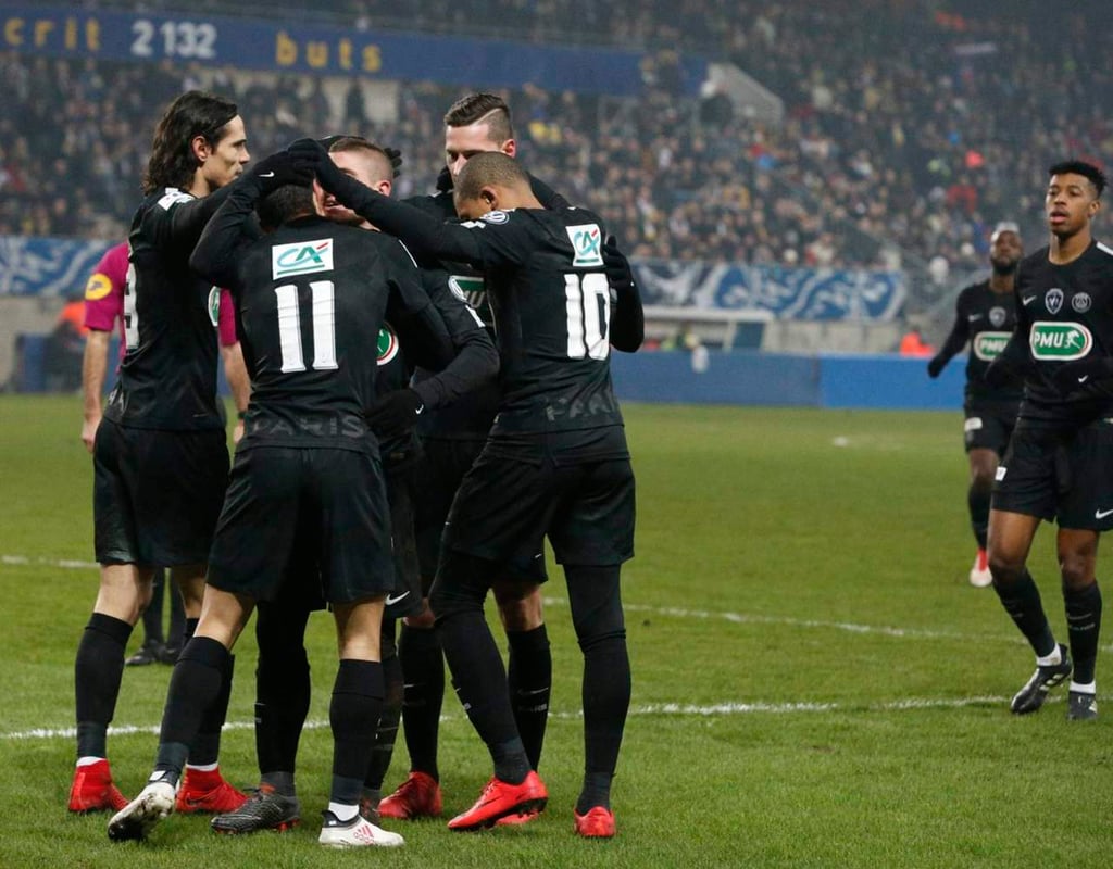 PSG golea al Sochaux y avanza a cuartos de final de la Copa