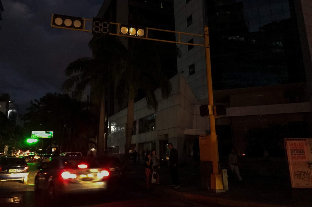 Apagón genera caos en gran parte de Caracas