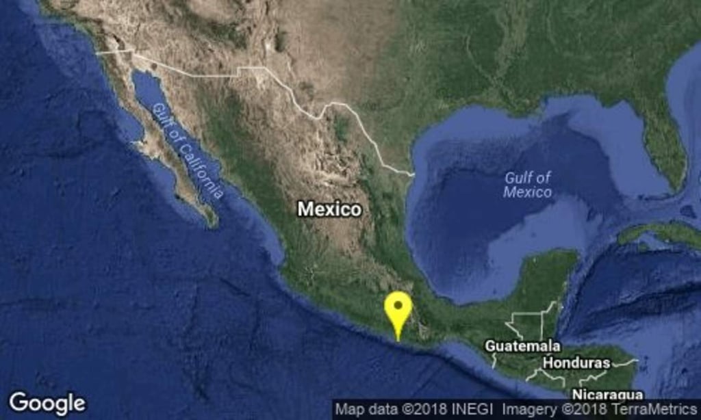 Se registra sismo de 5.5 preliminar en Pinotepa Nacional, Oaxaca