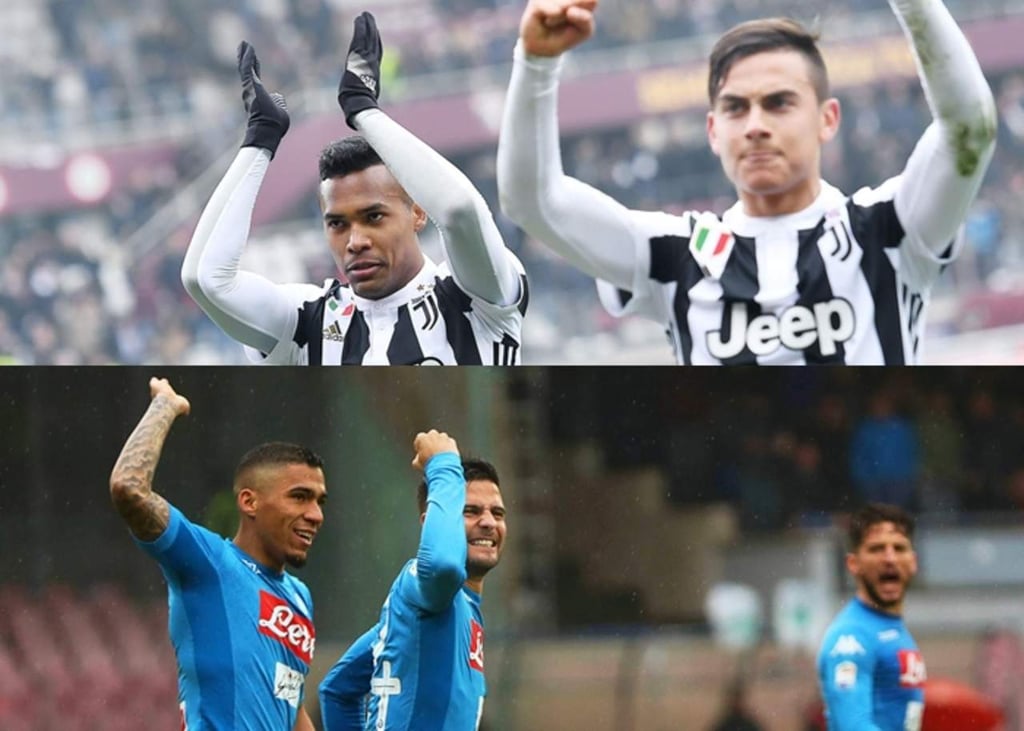 Napoli y Juventus no aflojan por el liderato de Italia