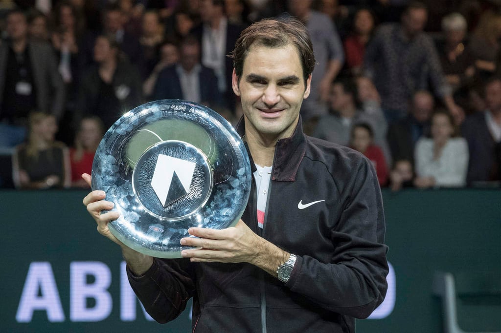 Federer sigue infalible y gana Rotterdam por tercera vez
