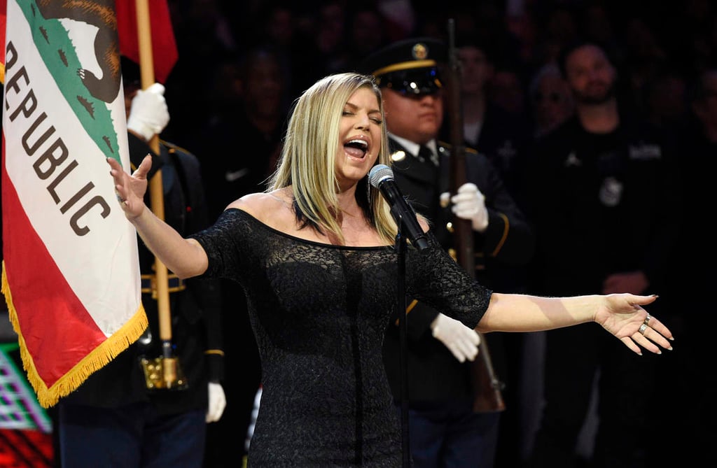 Critican a Fergie por su interpretación del Himno de EU