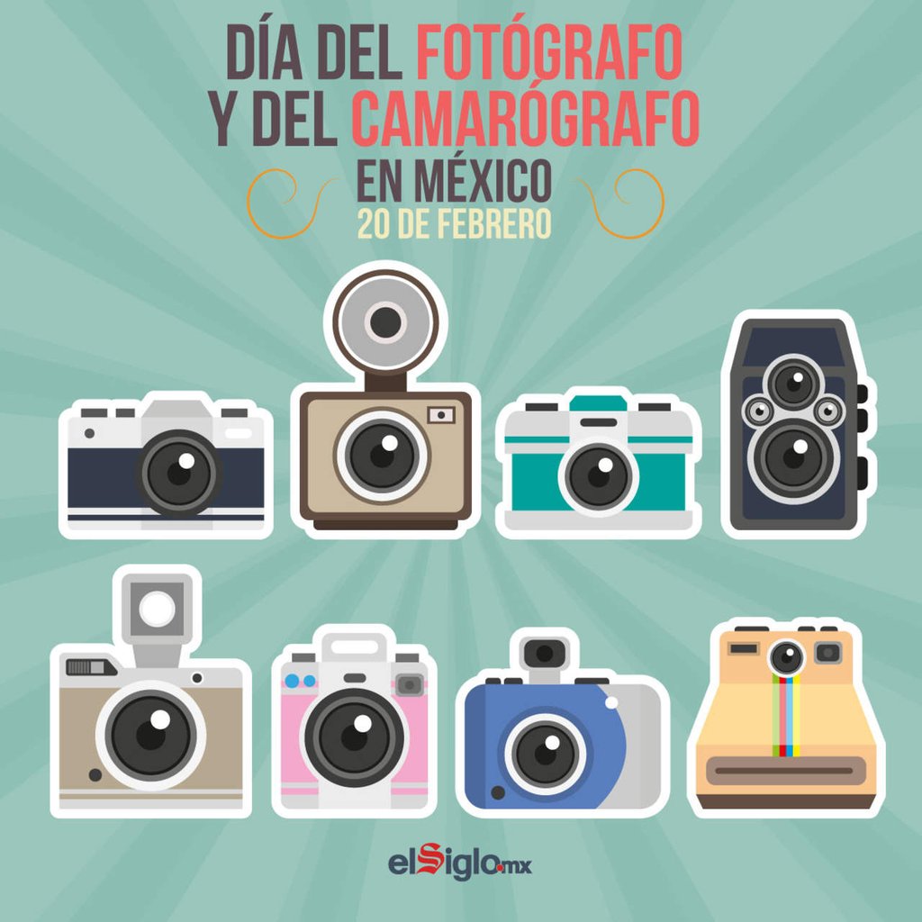 Hoy se celebra el Día del Fotógrafo y del Camarógrafo en México
