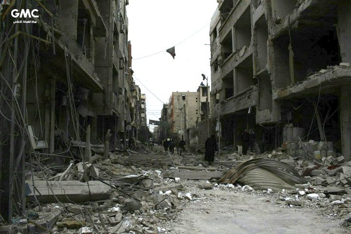 Ofensiva de fuerzas sirias en Ghouta ha dejado 416 muertos