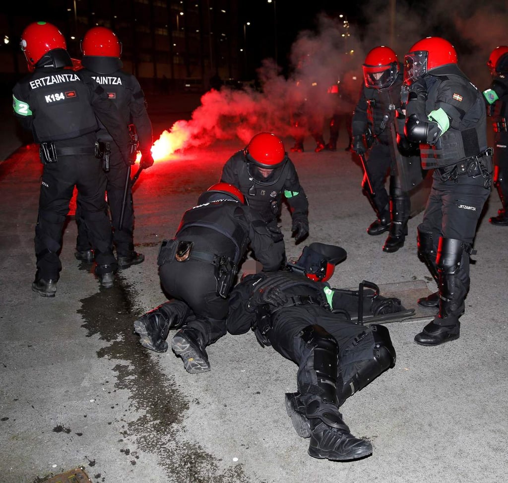 Policía de Bilbao no murió por altercados tras partido