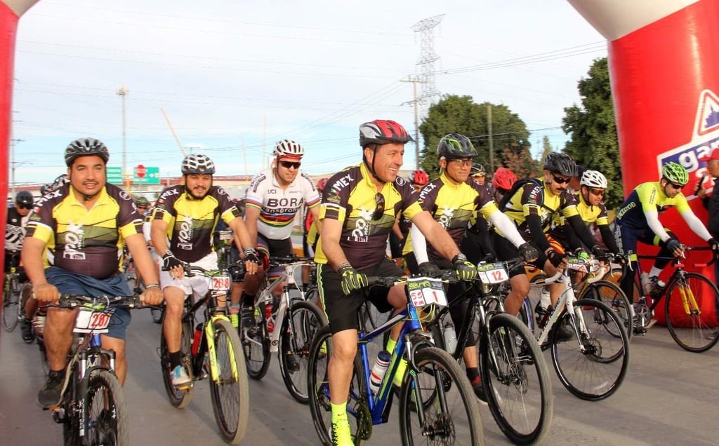 Realizan rodada ciclista en Matamoros