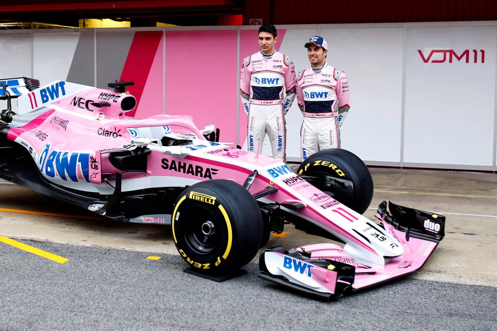 Pemex y Force India presentan monoplaza de 'Checo'