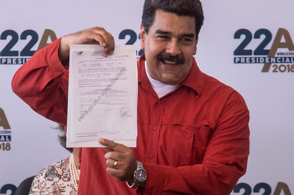 Formaliza Maduro su candidatura por la reelección