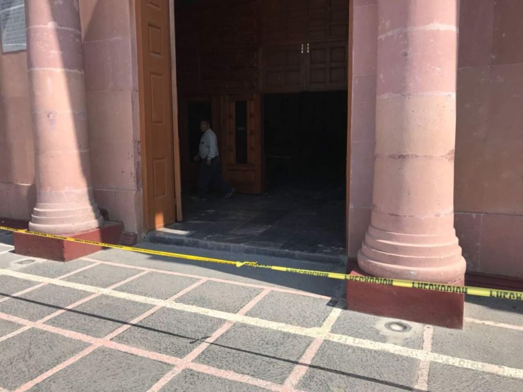 Lanzan bomba casera contra Catedral de Matamoros
