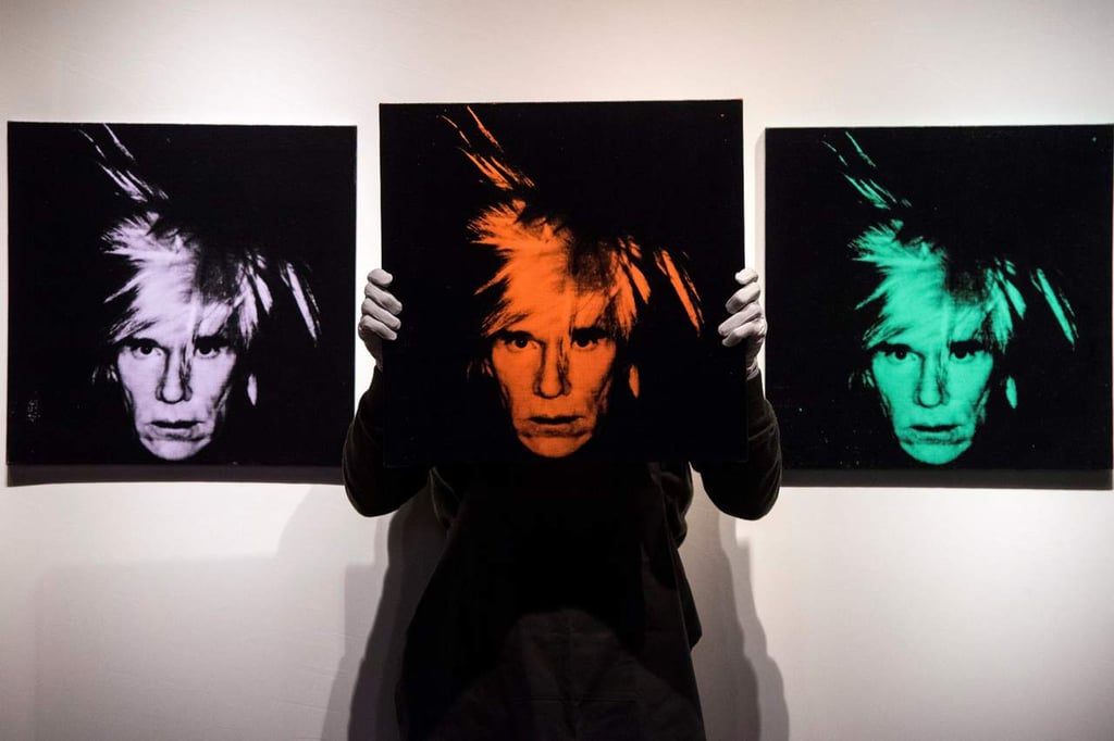 Seis autorretratos, de Andy Warhol