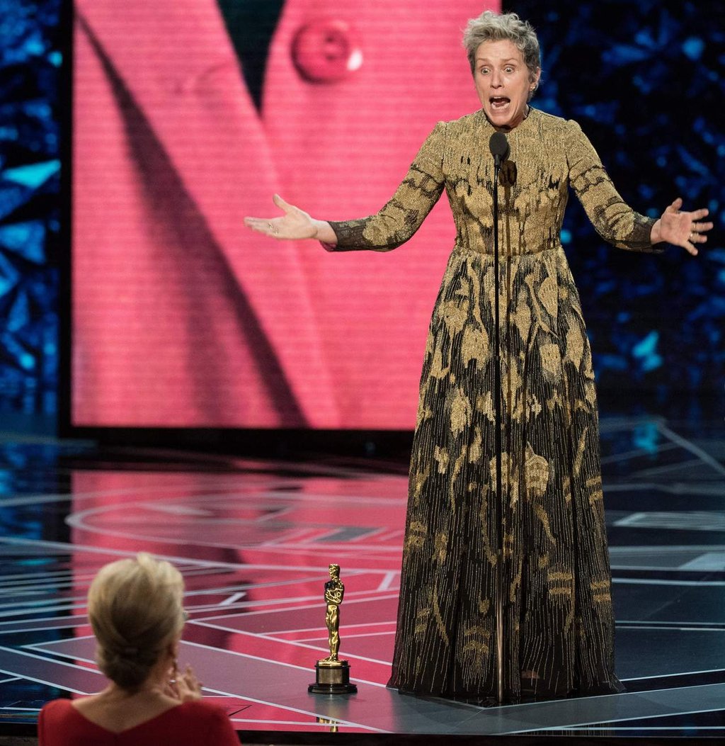 Intentan robar el Oscar de Frances McDormand