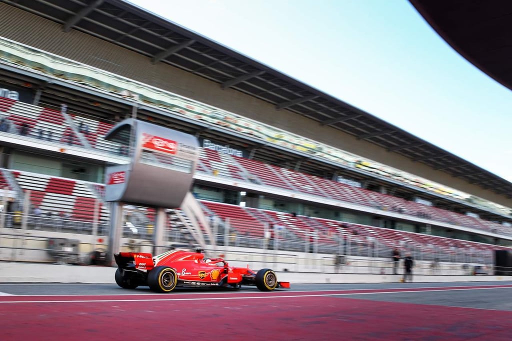 Sebastian Vettel, el más veloz en Barcelona