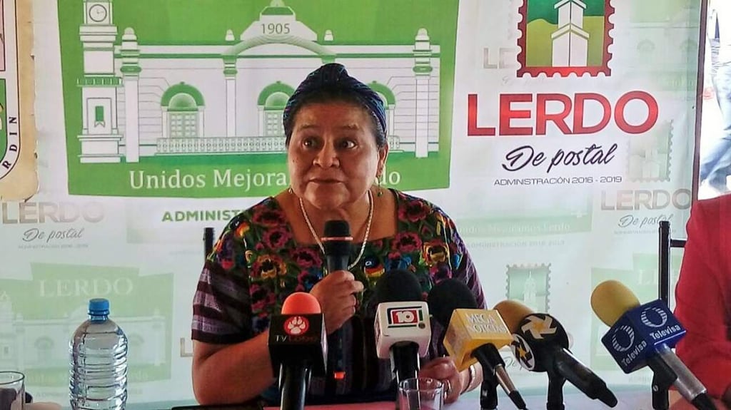 En Lerdo, Rigoberta Menchú pide empoderar a la mujer