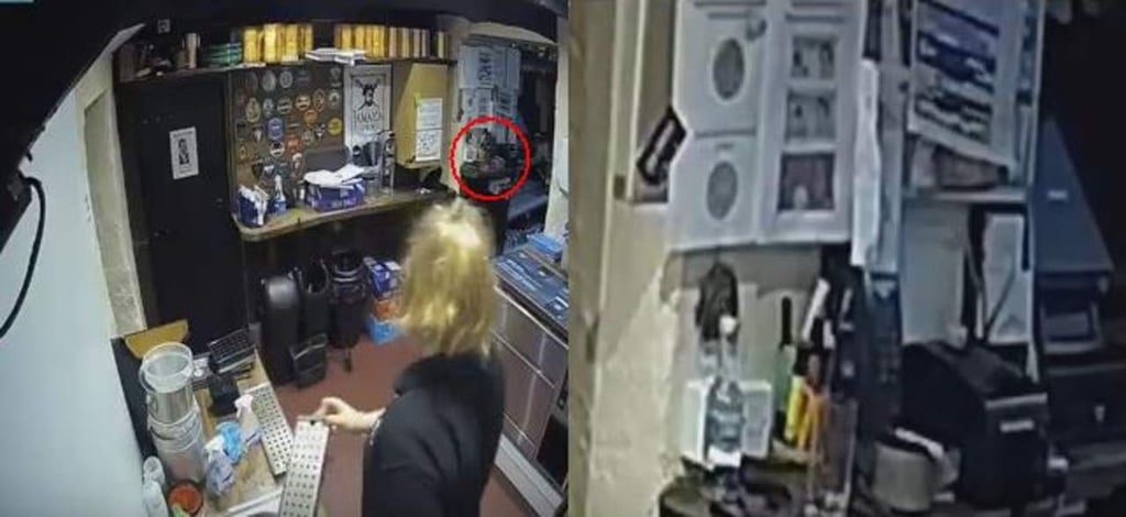 Captan 'fantasmas' en un bar