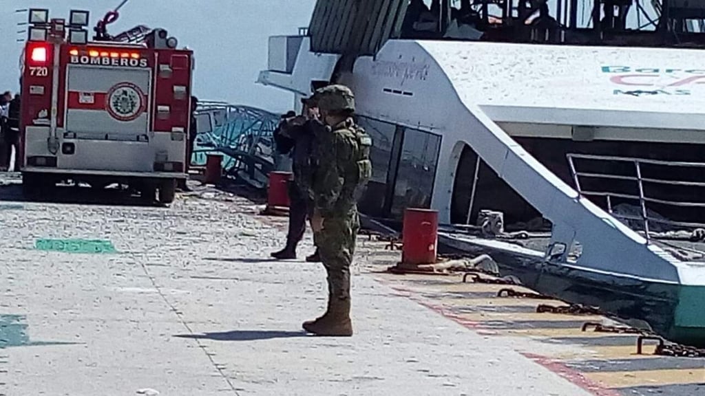 Explosión en ferry fue intencional, concluye la PGR