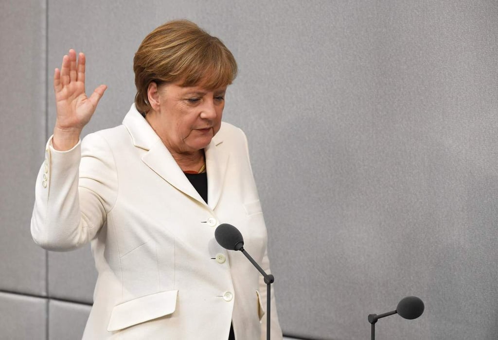 Jura Merkel como canciller para una cuarta legislatura