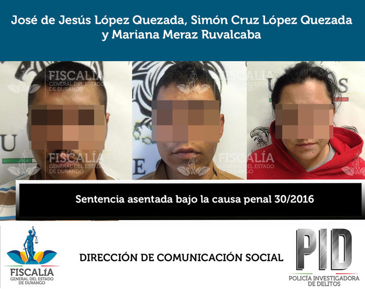 Secuestradores van 33 años a la cárcel