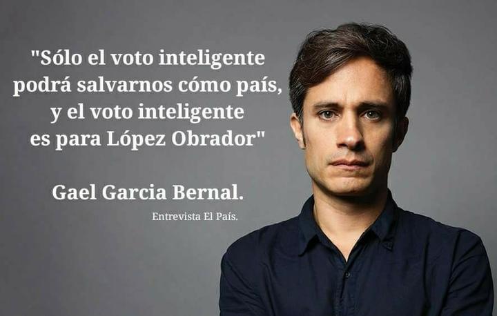 Gael García no dijo que 'el voto inteligente' debe ser para López Obrador
