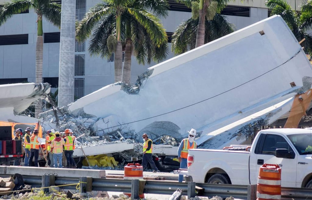 Identifican a 5 de las 6 víctimas mortales del colapso de puente en Miami