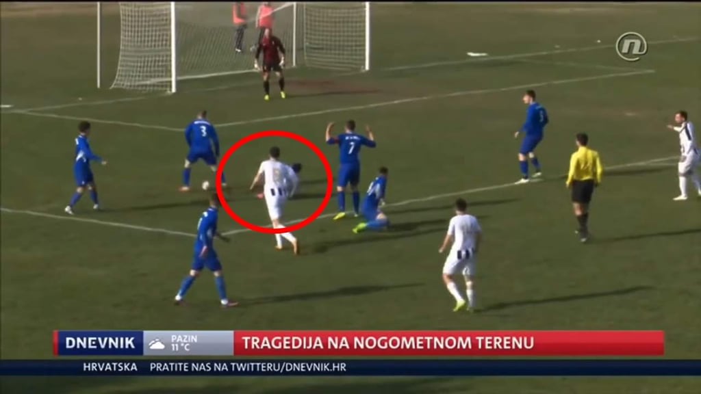 Muere jugador croata durante partido