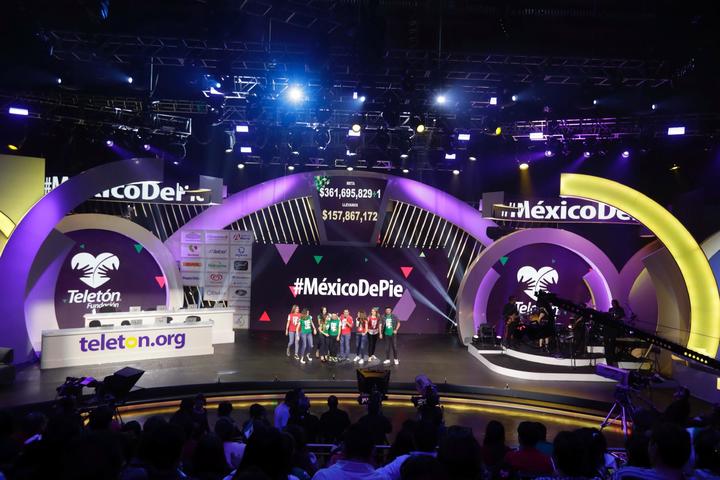 Teletón pone a México de pie