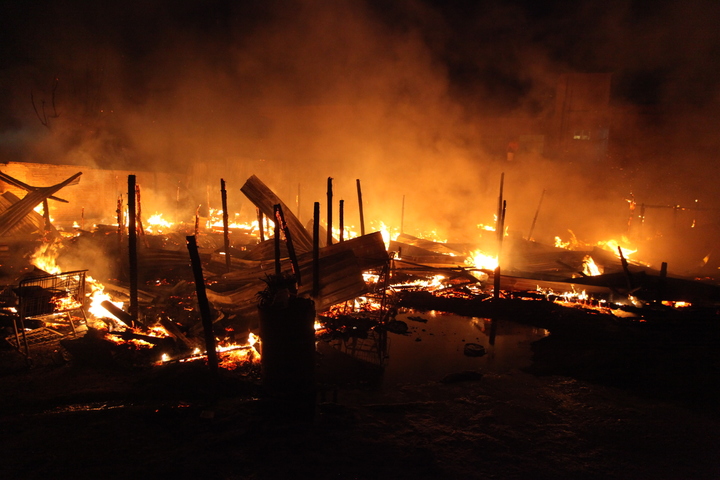 Arde albergue de Santa María de Ocotán