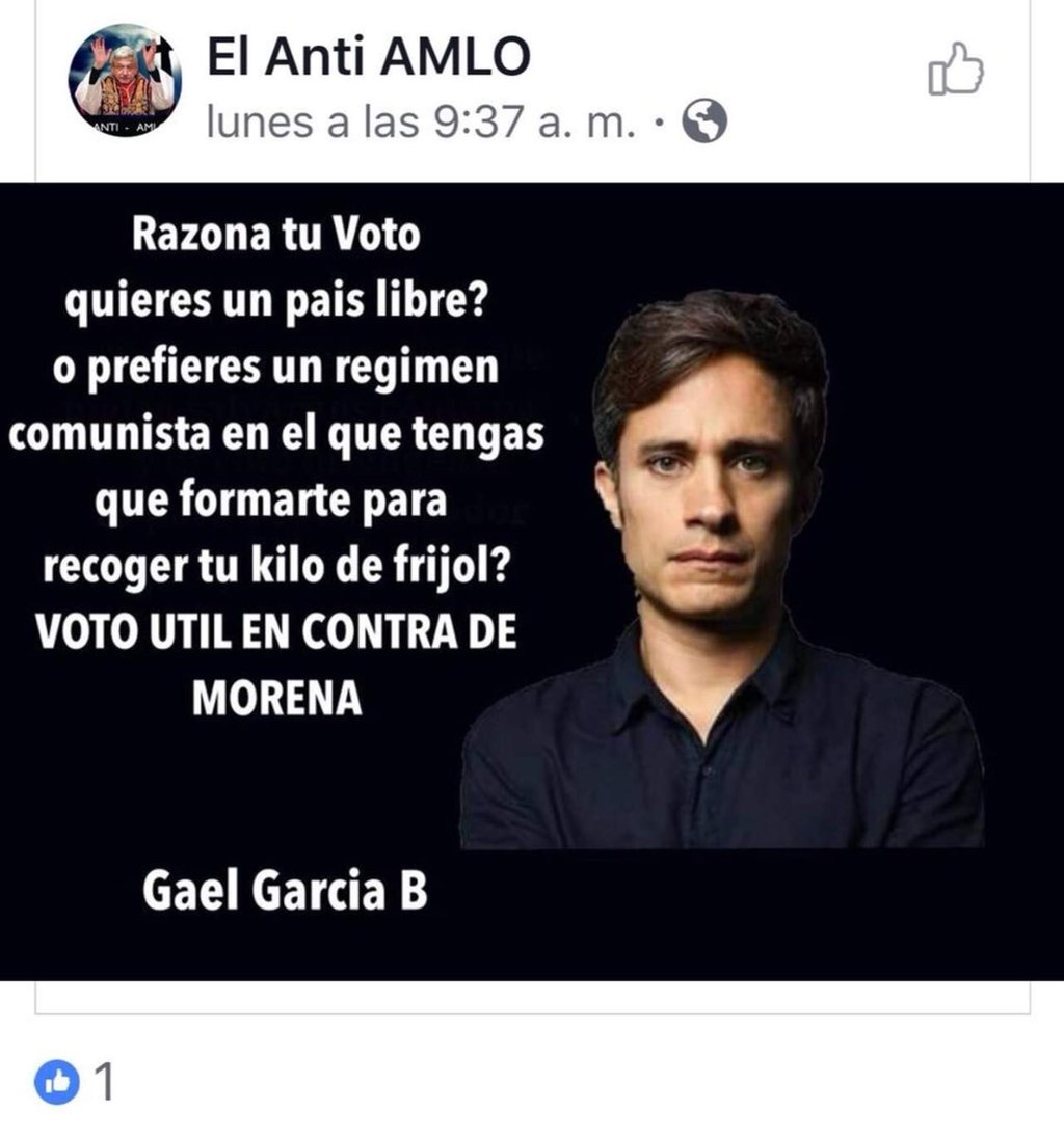 Circula otra frase falsa atribuida a Gael García