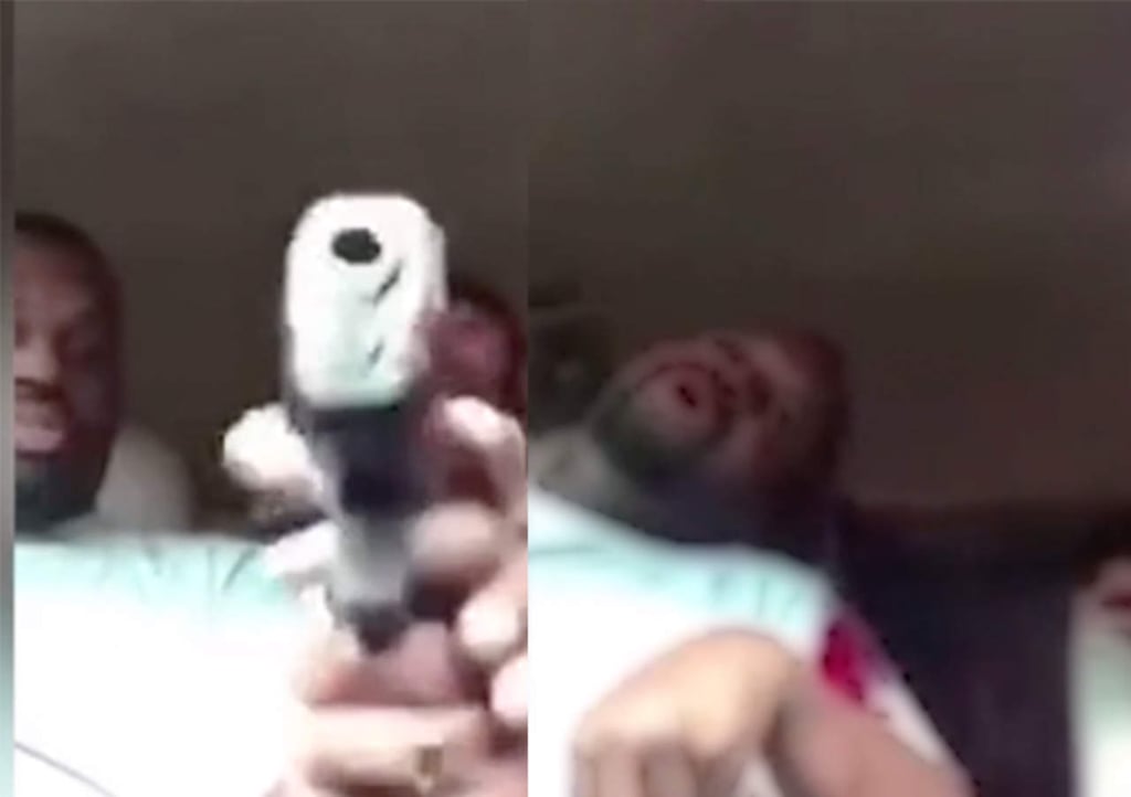 Le dispara a su amigo en la cabeza y lo transmite en vivo