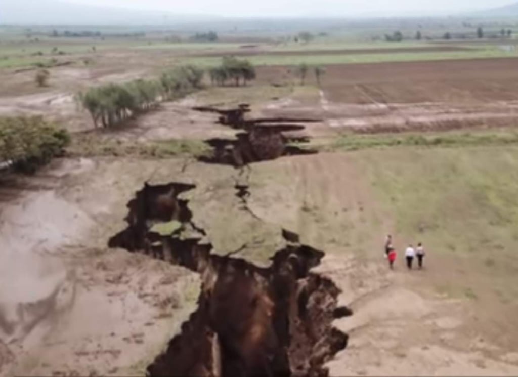 La enorme grieta en África es un fenómeno inquietante