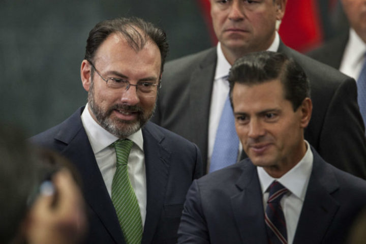 Videgaray, 'orgulloso' de Enrique Peña Nieto
