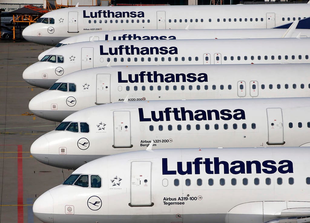 Lufthansa cancela 800 vuelos por las huelgas en cuatro aeropuertos