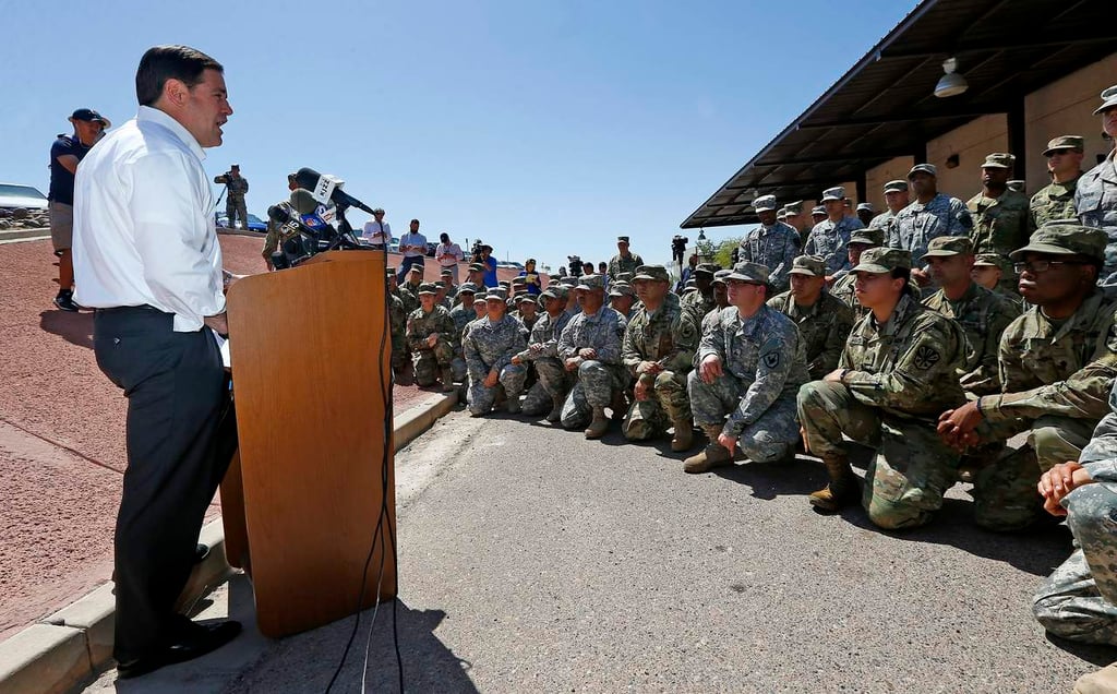 Envía Arizona 225 soldados de Guardia Nacional a frontera