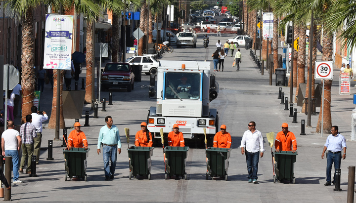 Inicia modernización del barrido manual