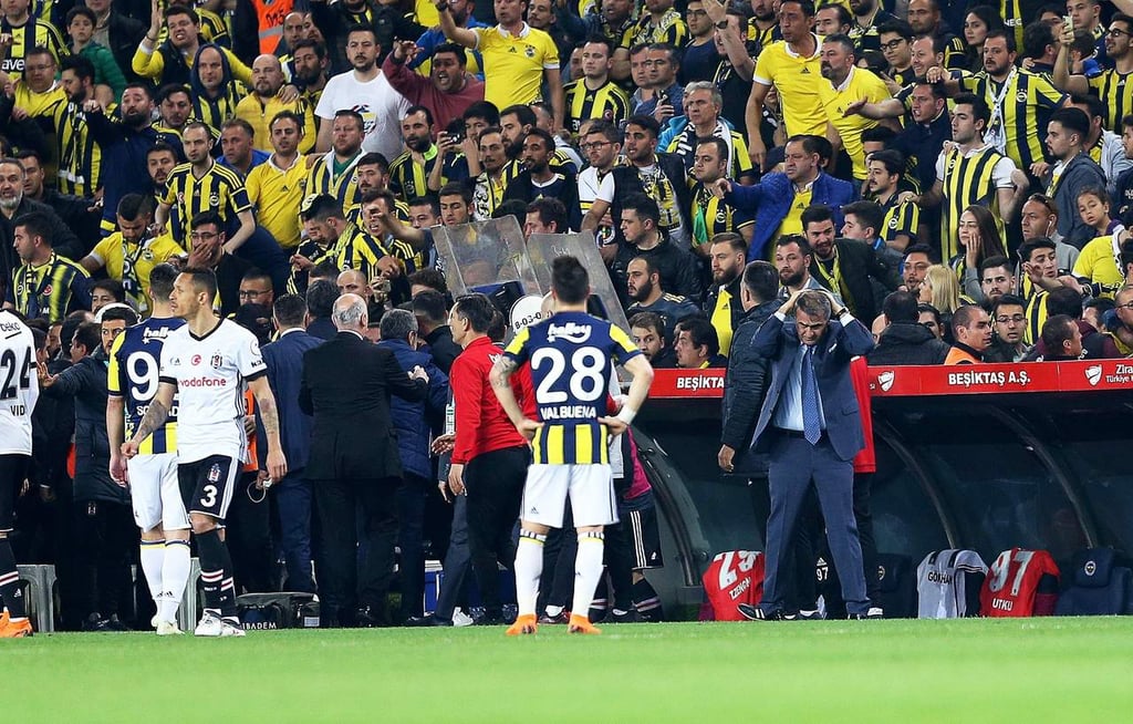 Suspenden el Fenerbahçe-Besiktas por agresiones