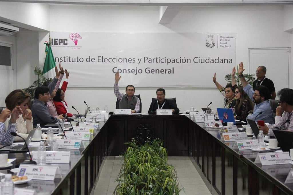 Aprueban en Chiapas candidaturas para diputaciones y ayuntamientos