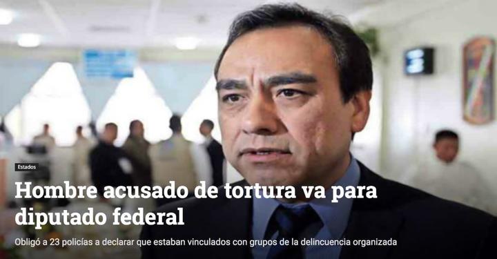 #EstoSíPasó: candidato enfrenta un proceso de inhabilitación por tortura