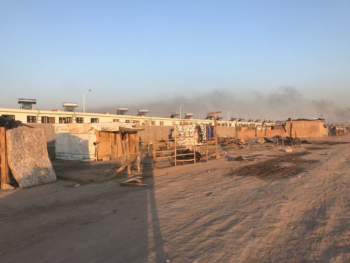 Invasores dejaron ya los terrenos