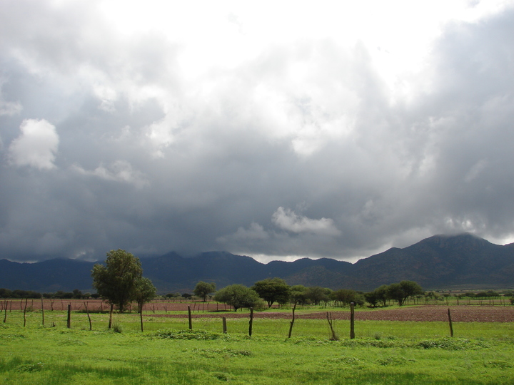 Probabilidad de lluvias, en Sierra