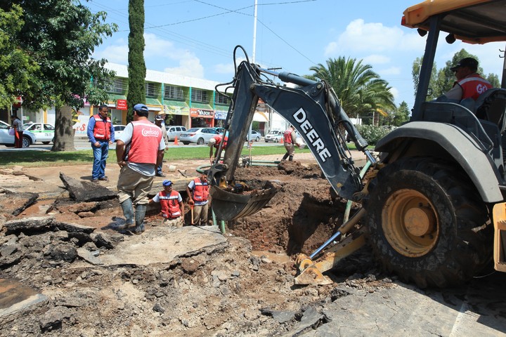 Restringida, obra hidráulica en Durango