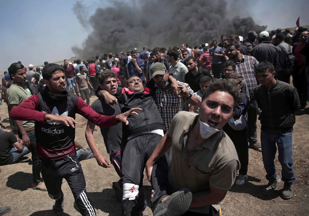 Mueren 37 palestinos durante protestas contra traslado de embajada de EU