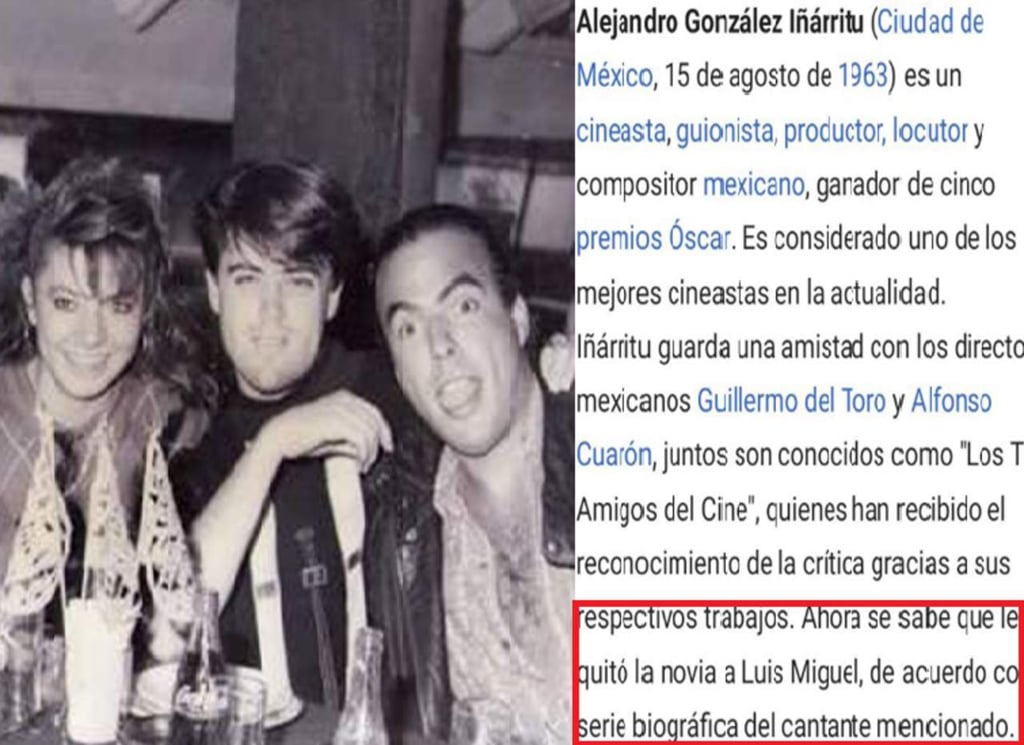 Cambian biografía de Iñárritu tras capítulo de Luis Miguel