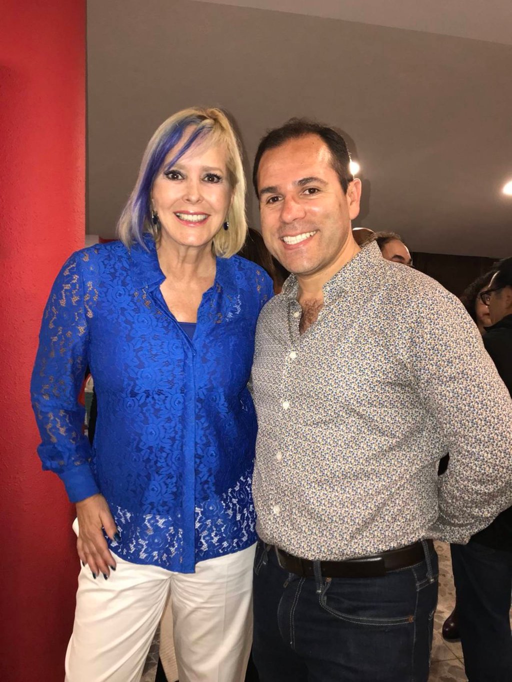 Margarita Gralia no teme en pintarse el cabello