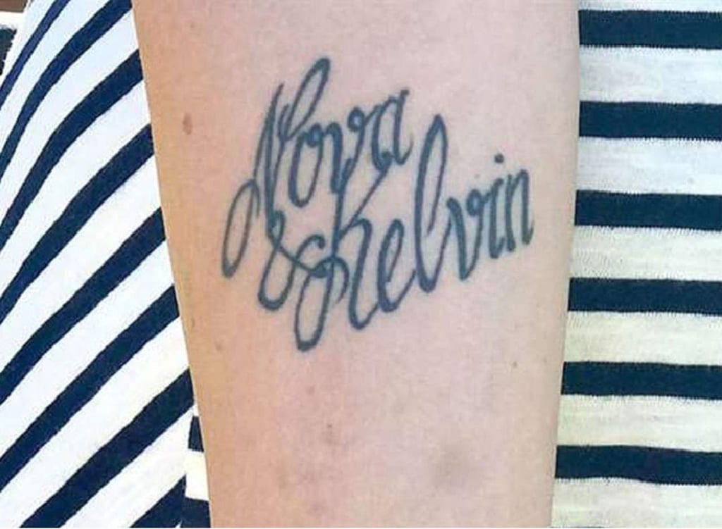 Tras un tatuaje mal hecho, decide cambiarle nombre a su hijo