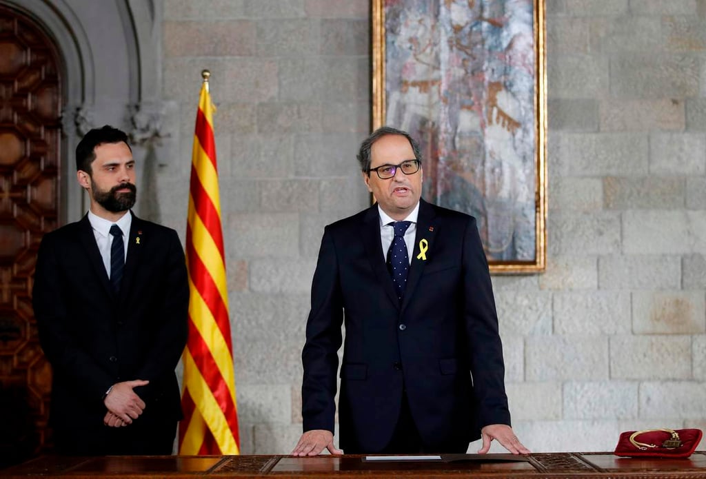 Quim Torra toma posesión como nuevo presidente catalán
